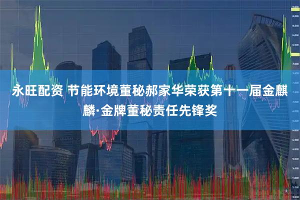 永旺配资 节能环境董秘郝家华荣获第十一届金麒麟·金牌董秘责任先锋奖